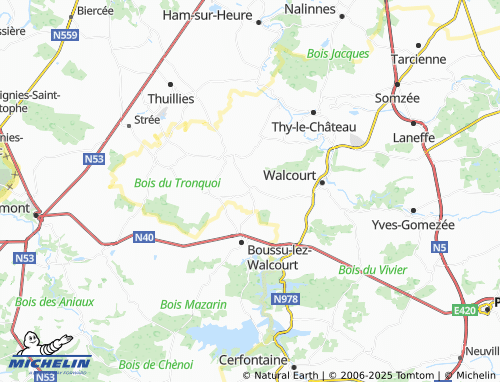 Carte MICHELIN Fontenelle - ViaMichelin