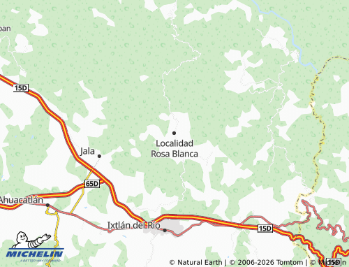 Mappa MICHELIN Localidad Rosa Blanca - ViaMichelin