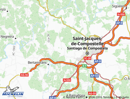 MICHELIN-Landkarte Tras Iglesia - ViaMichelin