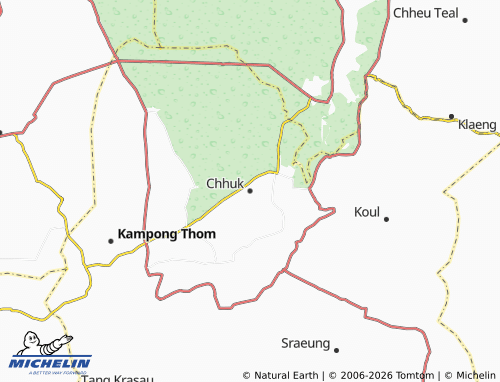Mapa MICHELIN Chhuk - ViaMichelin