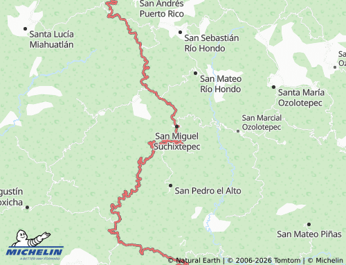 MICHELIN Santa Lucía map - ViaMichelin