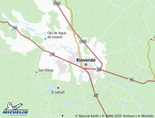 MICHELIN Ciudad Fernández map - ViaMichelin