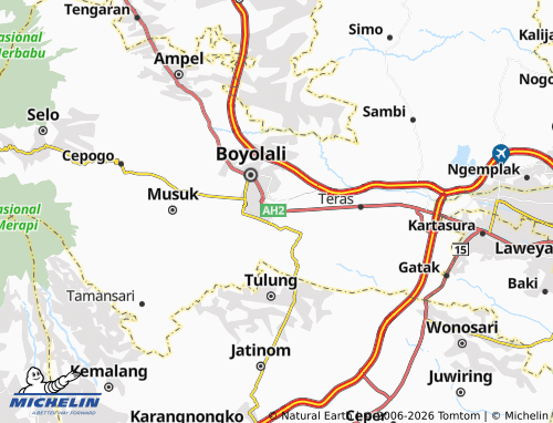 MICHELIN Siswodipuran map - ViaMichelin