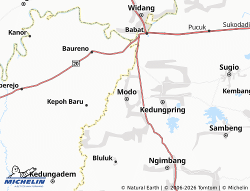 Mapa MICHELIN Kedungwaras - ViaMichelin