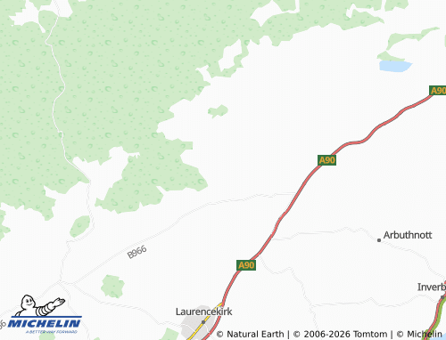 Carte MICHELIN Auchenblae - ViaMichelin