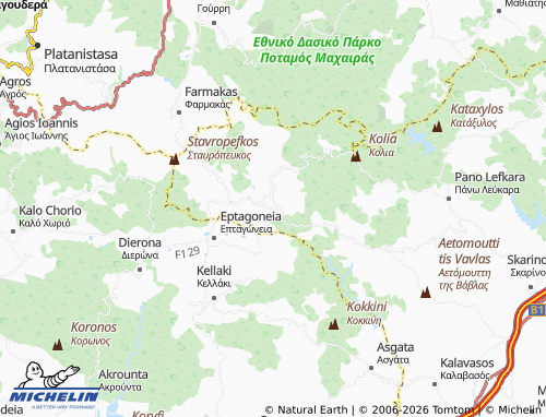 MICHELIN Ora map - ViaMichelin