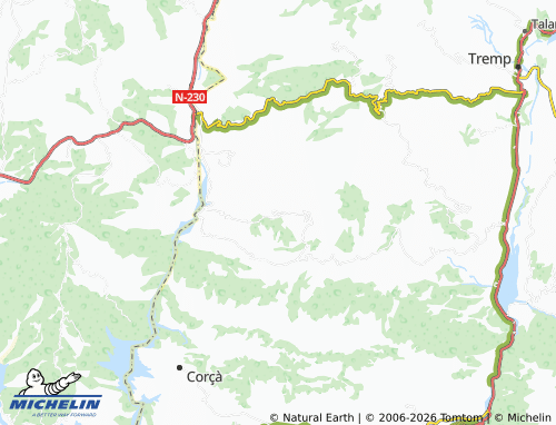 Carte MICHELIN La Torre d'Arangós - ViaMichelin