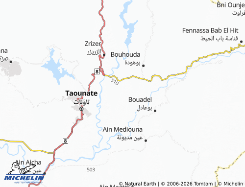 MICHELIN Argheewah map - ViaMichelin
