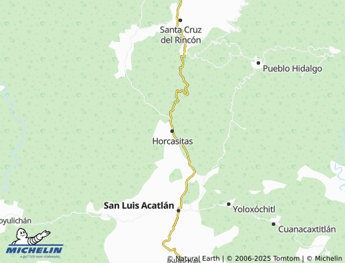 MICHELIN Horcasitas map - ViaMichelin