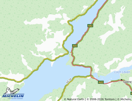 Carte MICHELIN Ardgour - ViaMichelin
