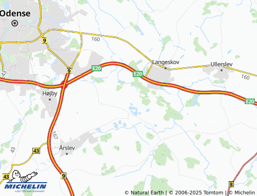 MICHELIN Davinde map - ViaMichelin