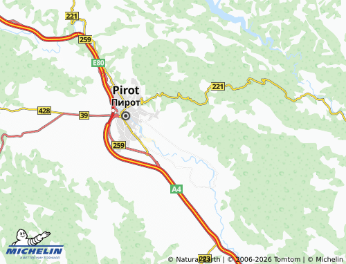 Carte MICHELIN Izvor - ViaMichelin