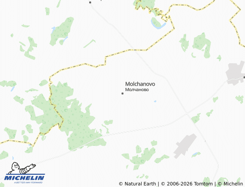 MICHELIN-Landkarte Molchanovo - ViaMichelin
