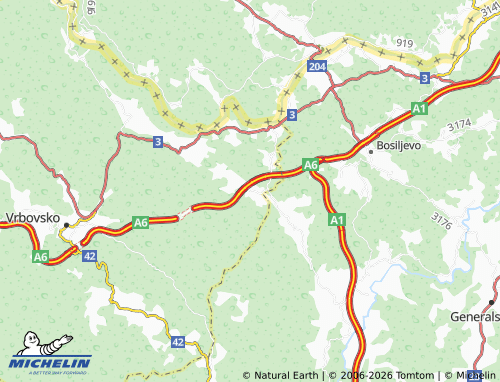 Mapa MICHELIN Osojnik - ViaMichelin