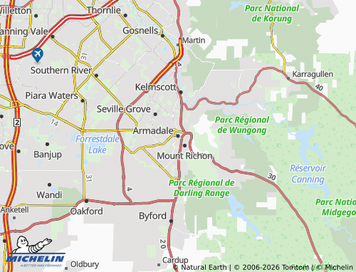 MICHELIN Armadale map - ViaMichelin