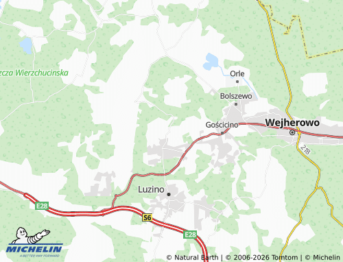 Carte MICHELIN Kochanowo - ViaMichelin