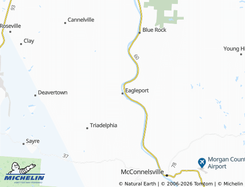 Mapa MICHELIN Eagleport - ViaMichelin