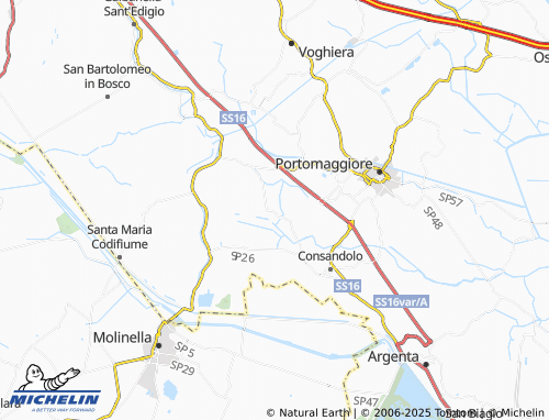 MICHELIN Benvignante map - ViaMichelin