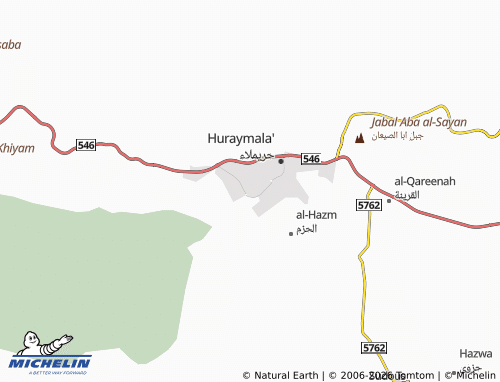 Mappa MICHELIN al-Nahdah - ViaMichelin