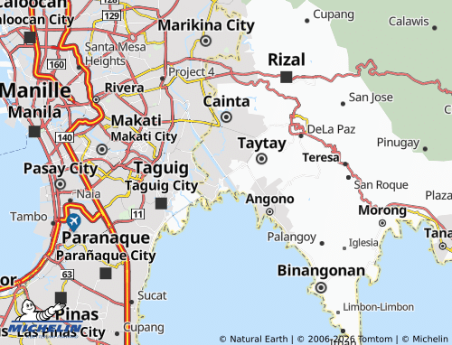 MICHELIN San Andres map - ViaMichelin