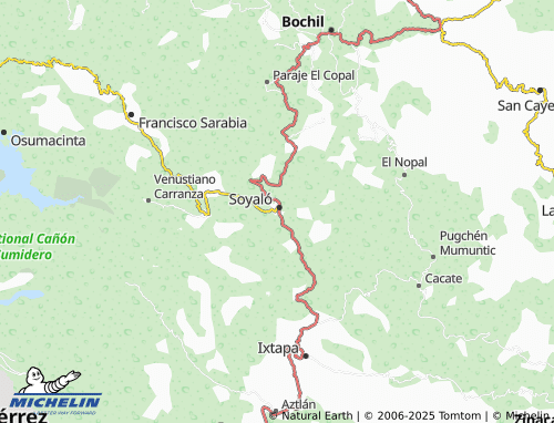 MICHELIN Crucero map - ViaMichelin