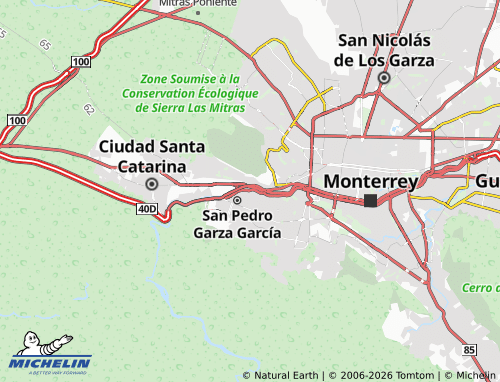 Mappa MICHELIN Residencial Las Amapas - ViaMichelin