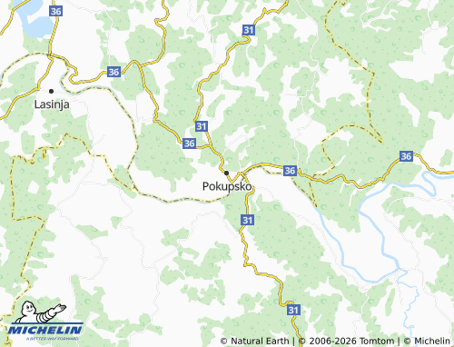 Carte MICHELIN Pokupsko - ViaMichelin