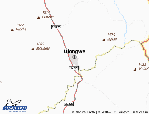 MICHELIN Ulongwe map - ViaMichelin