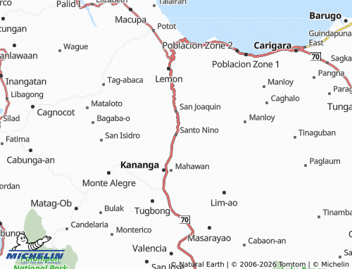 MICHELIN Santo Nino map - ViaMichelin