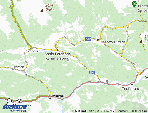 MICHELIN Peterdorf map - ViaMichelin