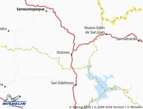 MICHELIN Dolores map - ViaMichelin