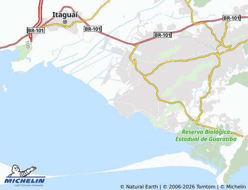 Mapa MICHELIN Sepetiba - ViaMichelin