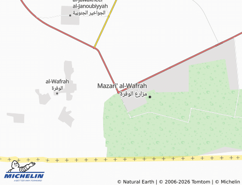 MICHELIN New Wafra City map - ViaMichelin
