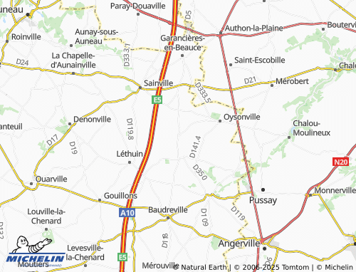 Carte MICHELIN Vierville - ViaMichelin