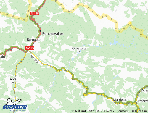 MICHELIN-Landkarte Orbara - ViaMichelin