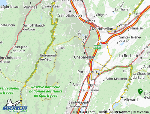MICHELIN Bellecombe map - ViaMichelin