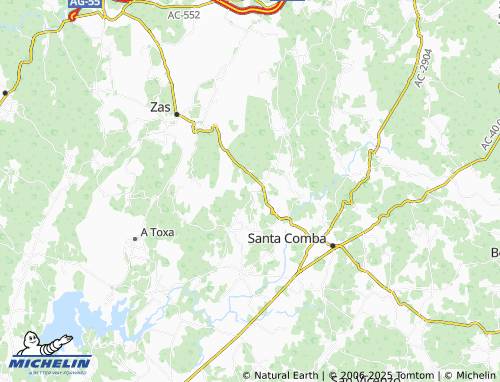 MICHELIN Rebordelos map - ViaMichelin