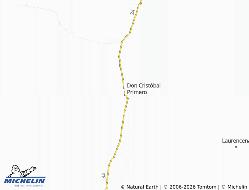 MICHELIN-Landkarte Don Cristóbal Primero - ViaMichelin