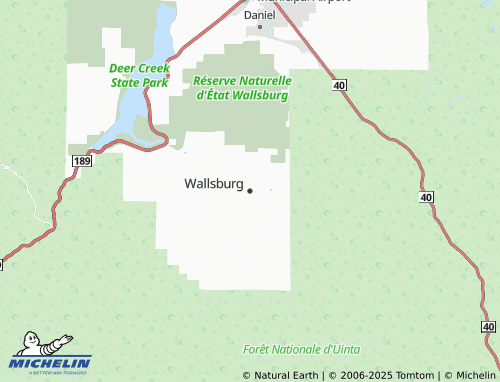 MICHELIN Wallsburg map - ViaMichelin