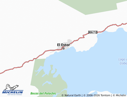 Kaart MICHELIN El Estor - ViaMichelin
