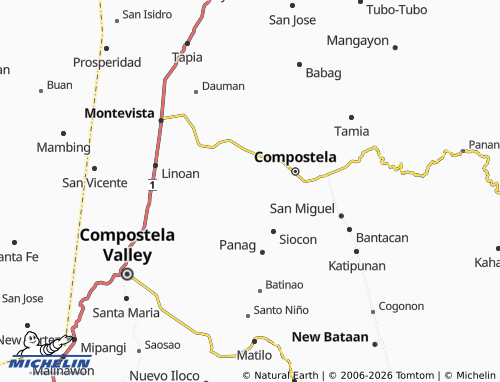 MICHELIN Maparat map - ViaMichelin