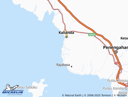 Carte MICHELIN Tengkujuh - ViaMichelin