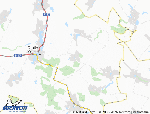 Mapa MICHELIN Rozhychna - ViaMichelin