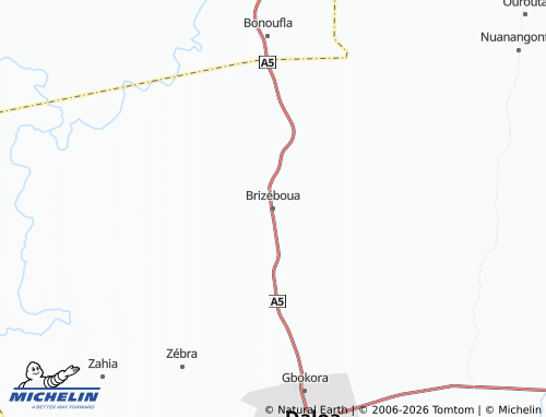 MICHELIN-Landkarte Brizéboua - ViaMichelin