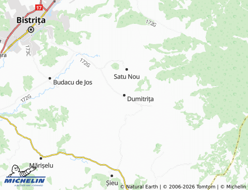 MICHELIN Dumitrița map - ViaMichelin