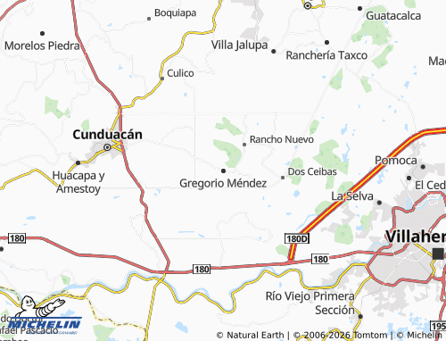 Carte MICHELIN Gregorio Méndez - ViaMichelin