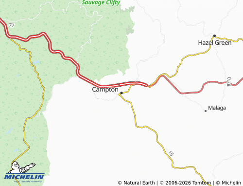 Carte MICHELIN Campton - ViaMichelin