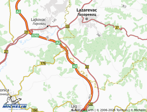 Mapa MICHELIN Cibutkovica - ViaMichelin