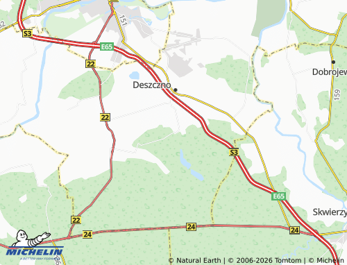 MICHELIN-Landkarte Glinik - ViaMichelin