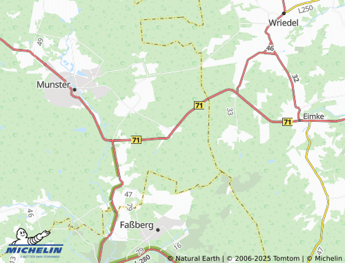 MICHELIN Oerrel map - ViaMichelin